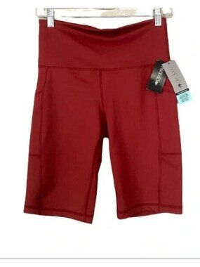 Ideology Womens High-Rise Pocket Bike Shorts